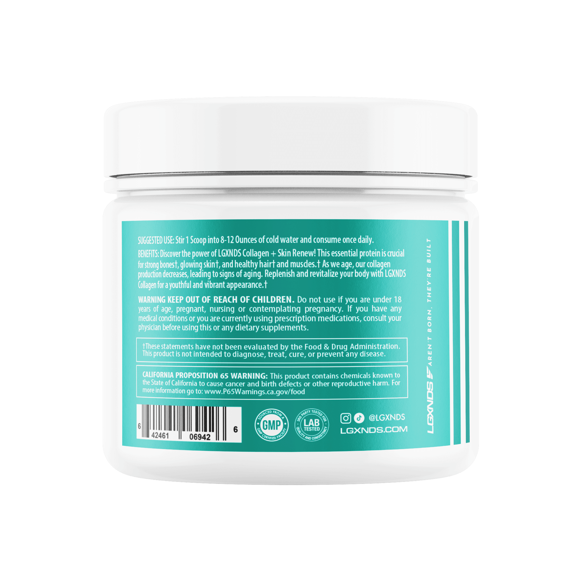 Collagen+ Skin Renew Powder - Collagen+ Skin Renew Powder - Default Title - LGXNDS