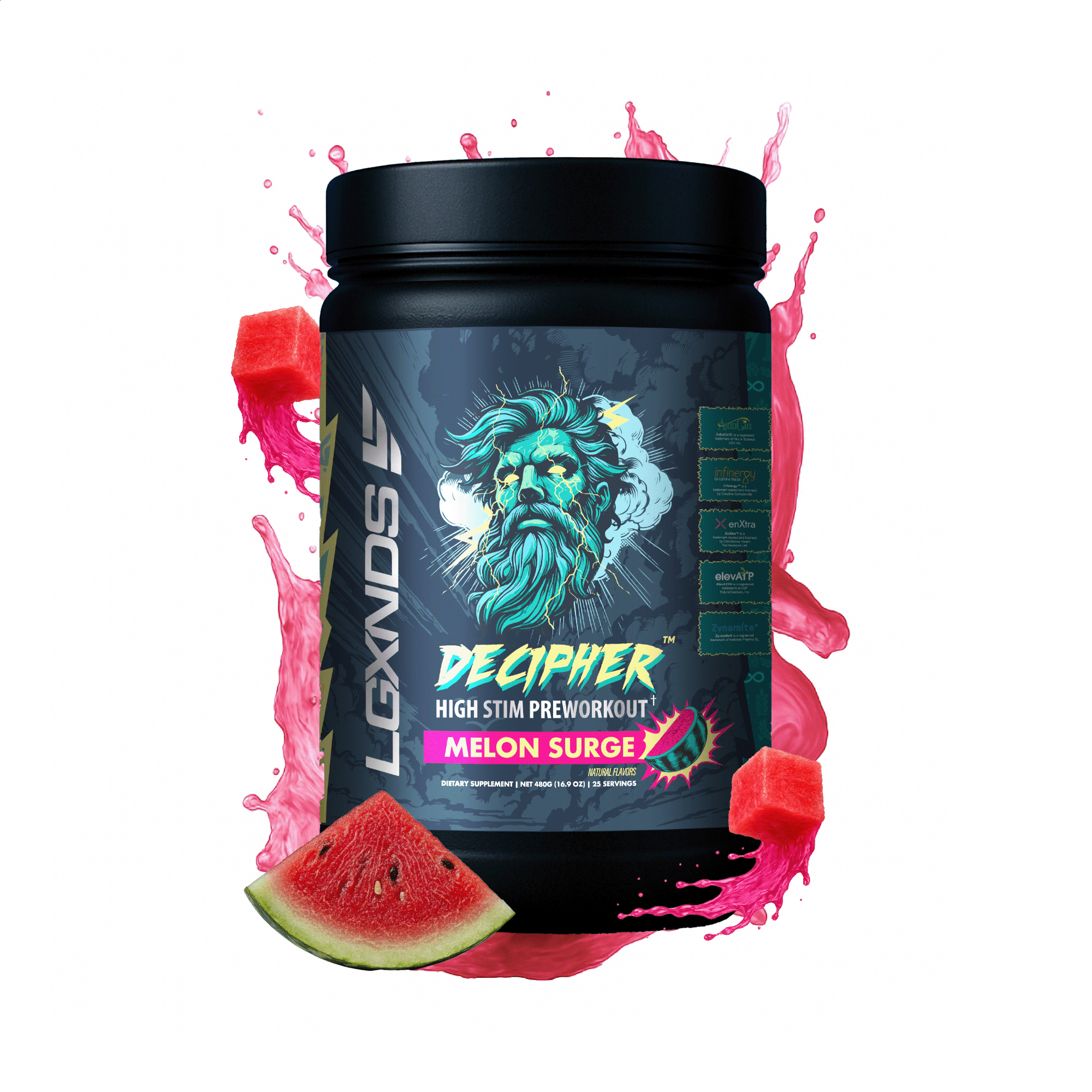 Decipher Preworkout - Decipher Preworkout - Melon Surge - LGXNDS