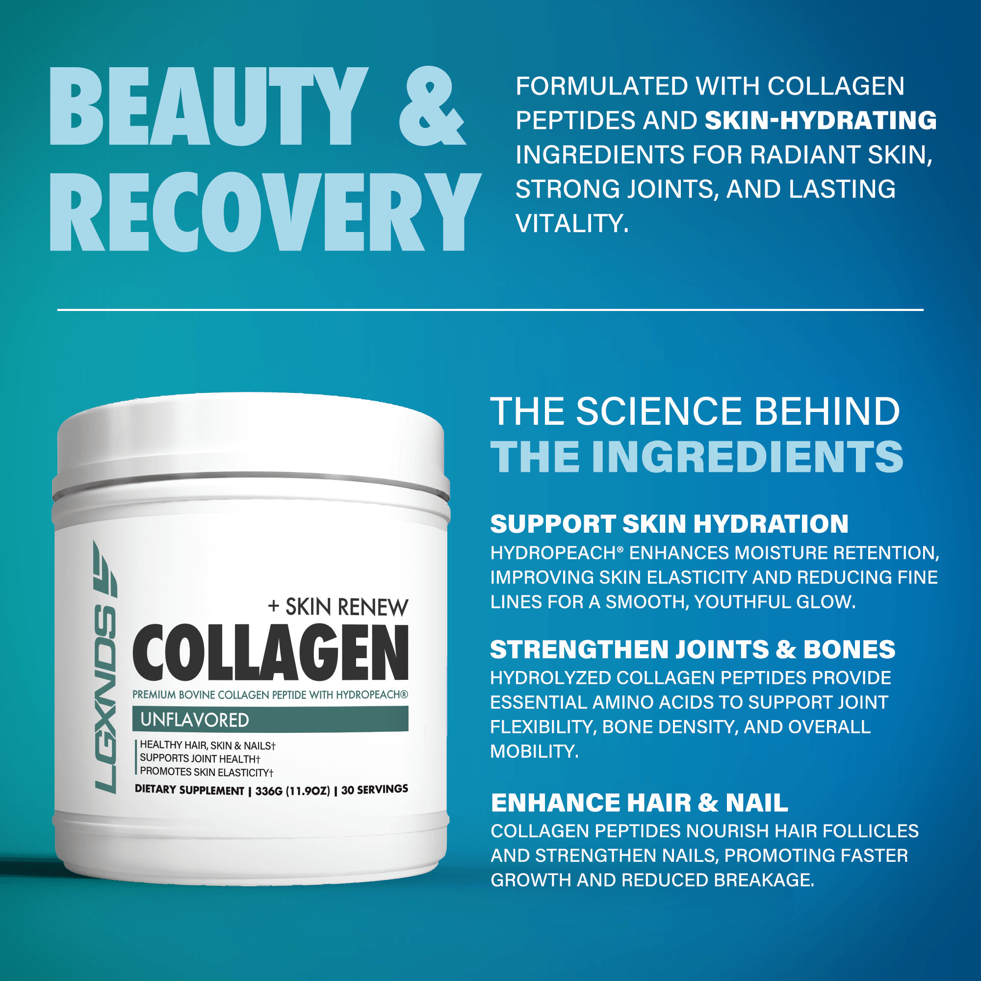 Collagen+ Skin Renew Powder - Collagen+ Skin Renew Powder - Default Title - LGXNDS