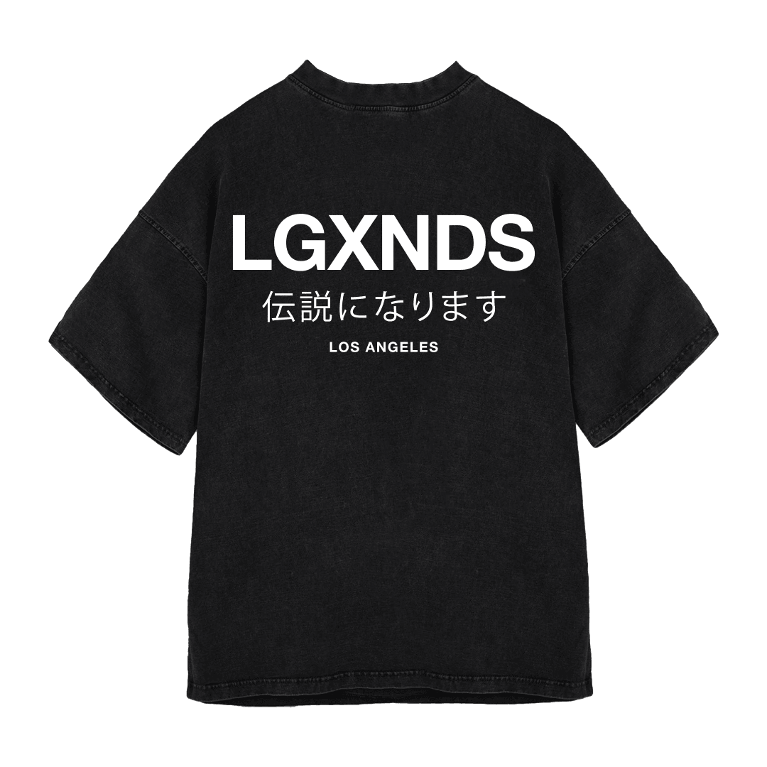 Be Lgxndary LA Oversized Tee - Be Lgxndary LA Oversized Tee - Black / Small - LGXNDS