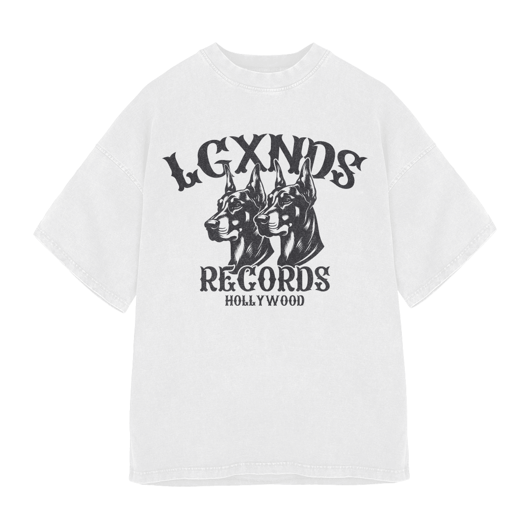 Hollywood Records Oversized Tee - Hollywood Records Oversized Tee - Small - LGXNDS
