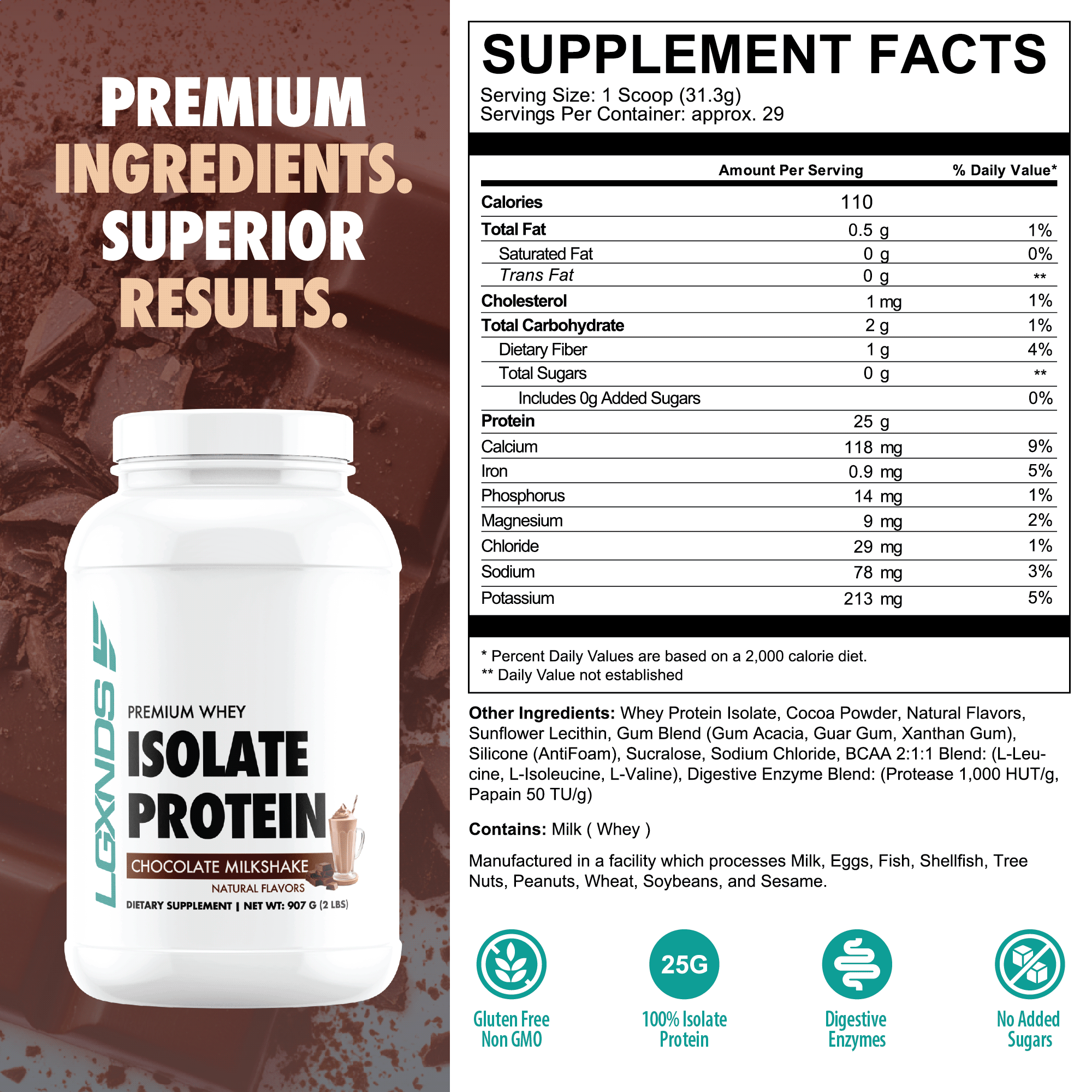 Premium Whey Isolate Protein