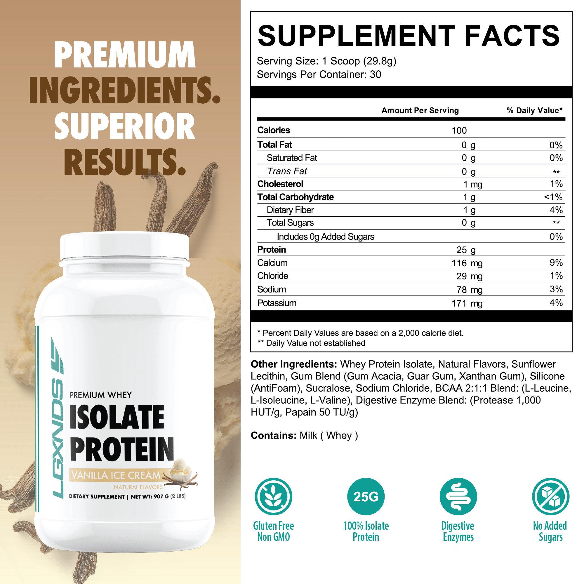 Premium Whey Isolate Protein