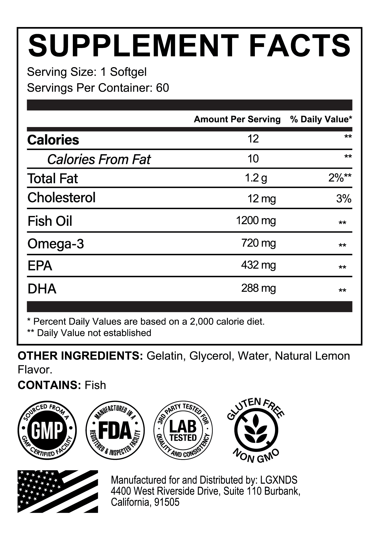 Omega 3 Fish Oil