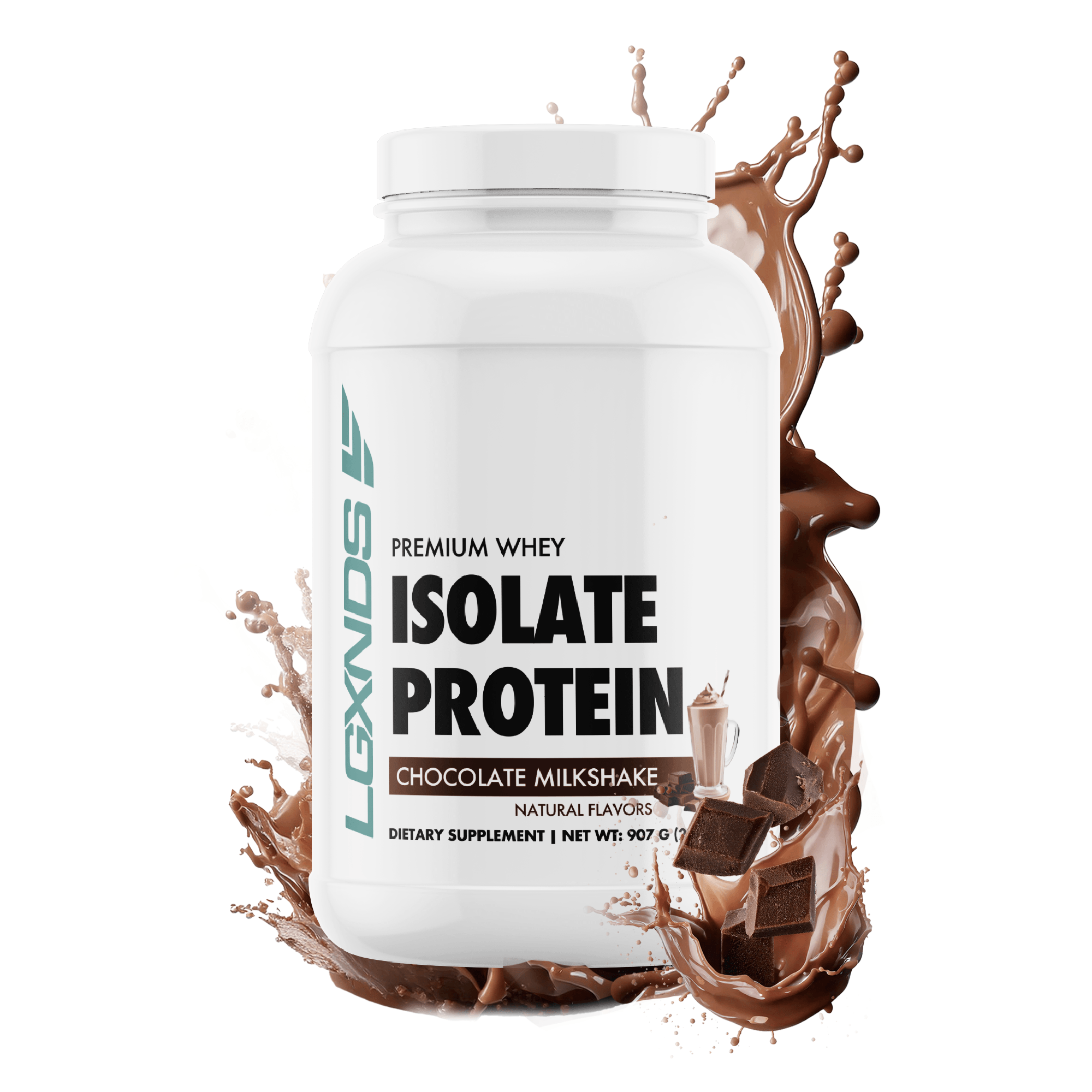 Premium Whey Isolate Protein - Premium Whey Isolate Protein - Chocolate - LGXNDS