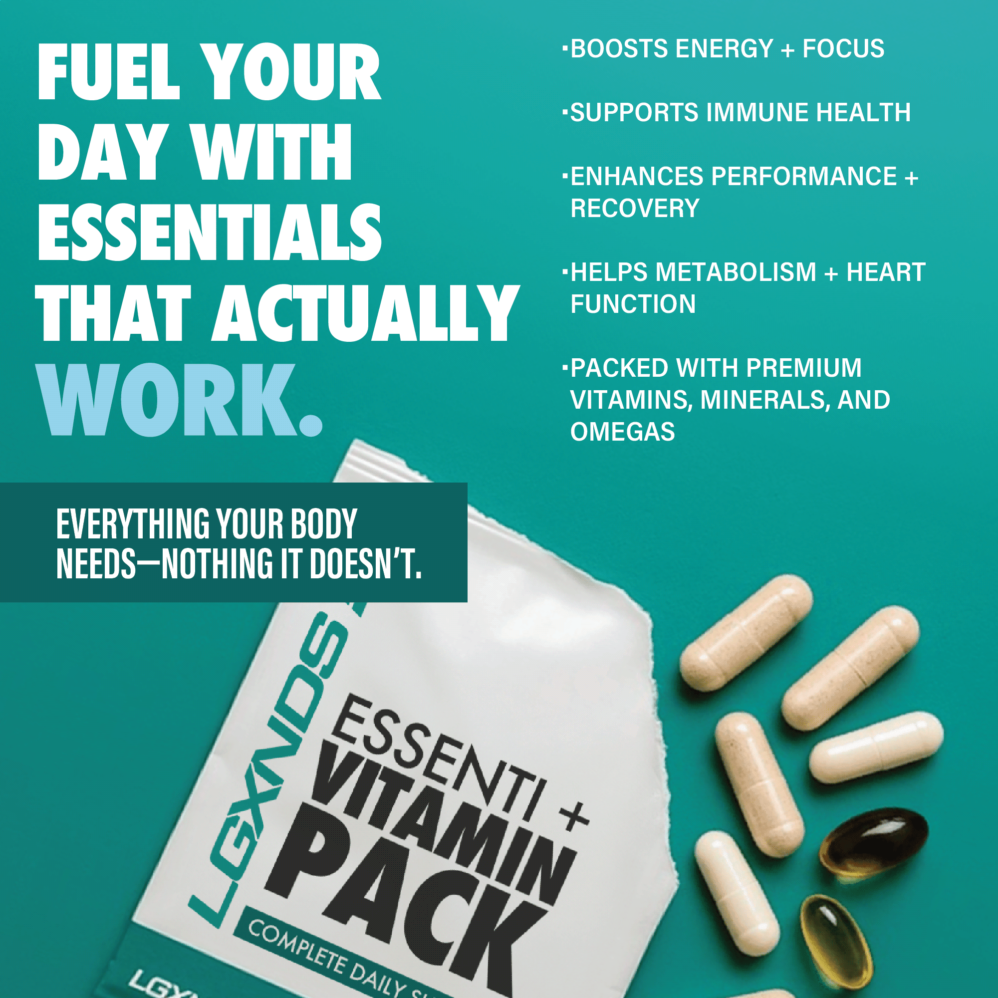 Essenti+ Vitamin Pack - Essenti+ Vitamin Pack - Default Title - LGXNDS