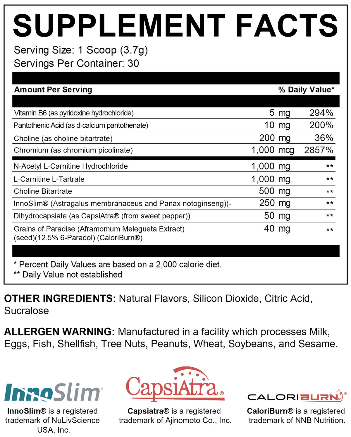 Supplement Facts
