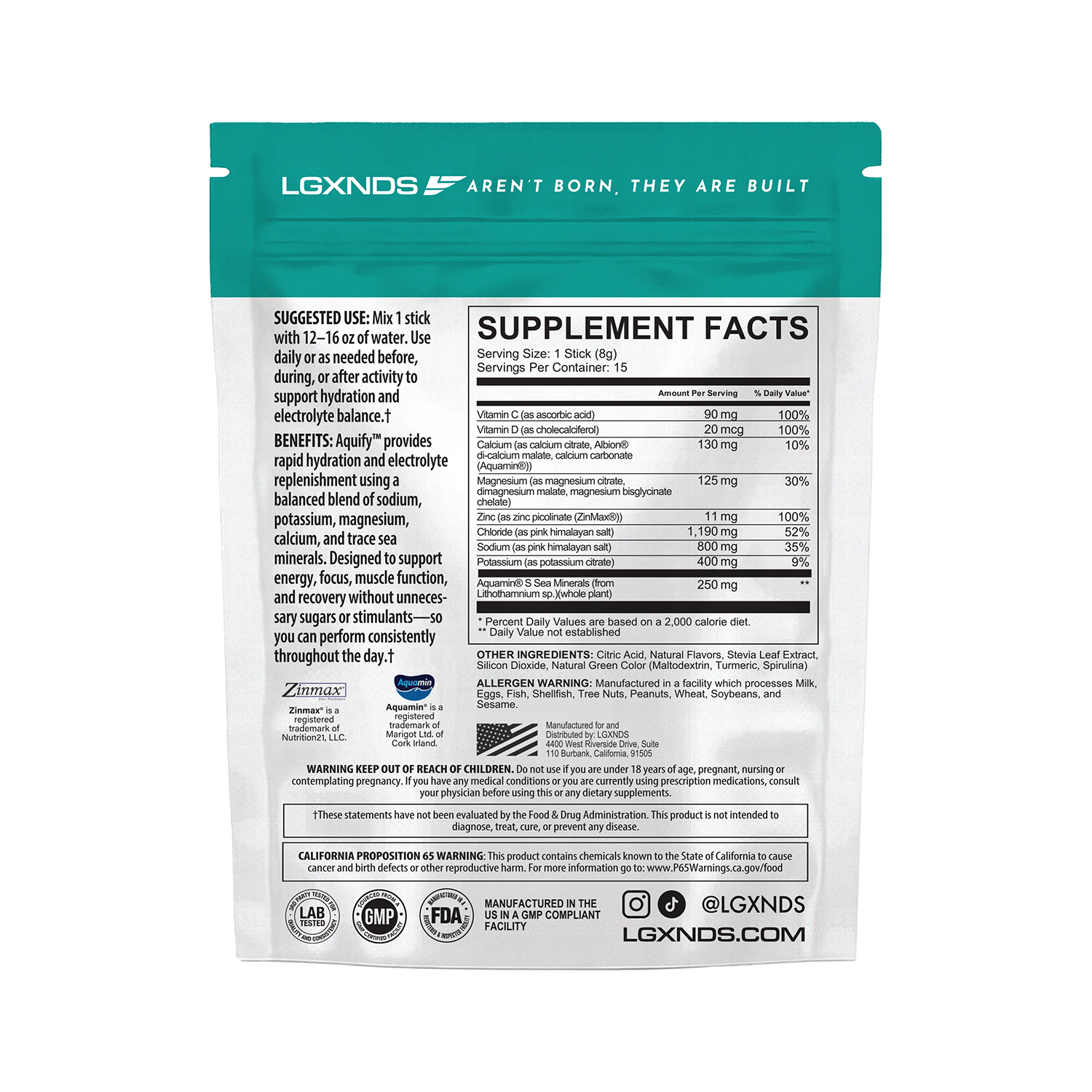 Aquify Hydration Sticks