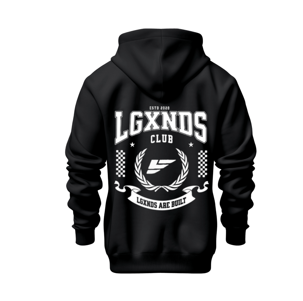 Racing Club Hoodie - Racing Club Hoodie - Black / S - LGXNDS
