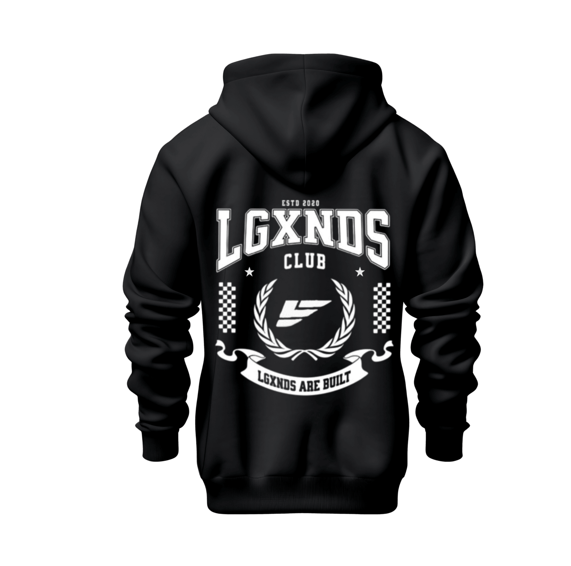 Racing Club Hoodie - Racing Club Hoodie - Black / S - LGXNDS