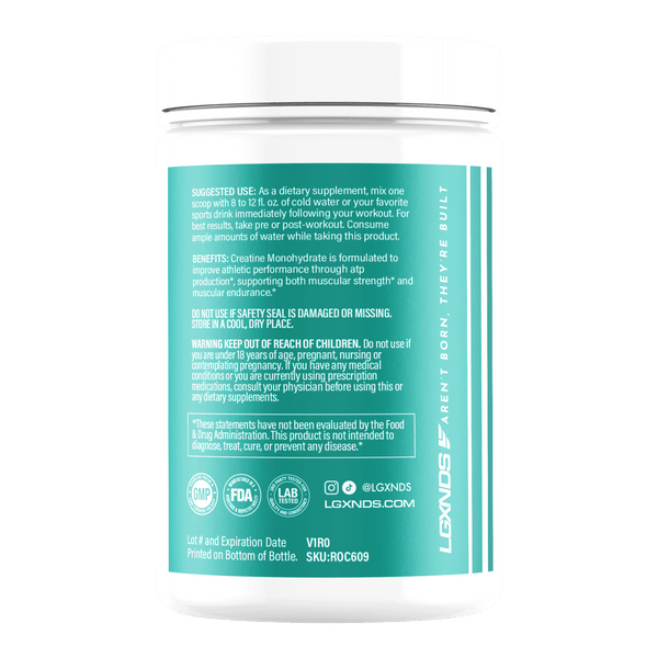 Creatine Monohydrate - Creatine Monohydrate - 30 Servings - LGXNDS