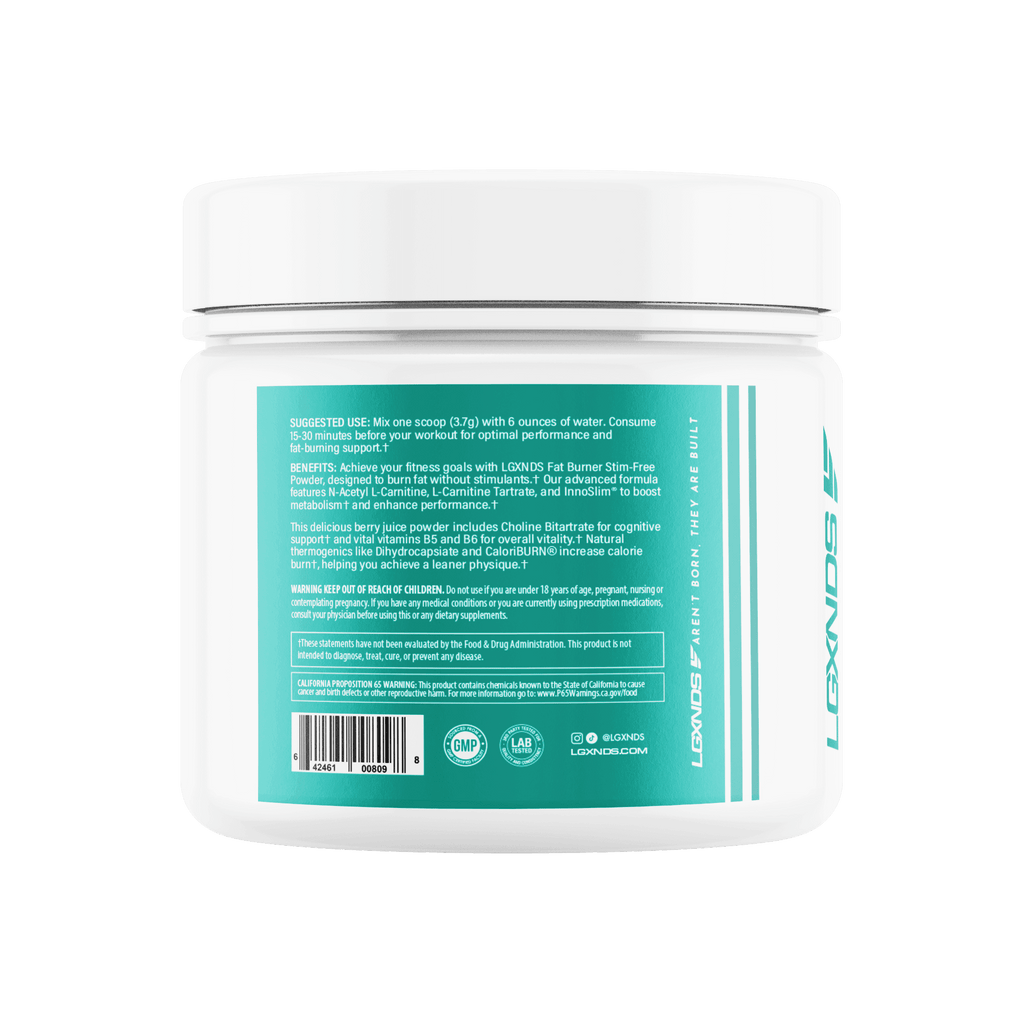 Stim Free Fat Burner - Stim Free Fat Burner - Berry Juice - LGXNDS