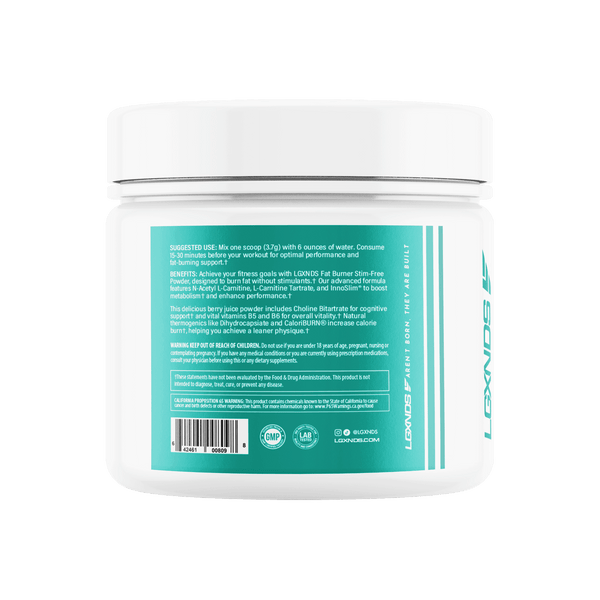 Stim Free Fat Burner - Stim Free Fat Burner - Berry Juice - LGXNDS