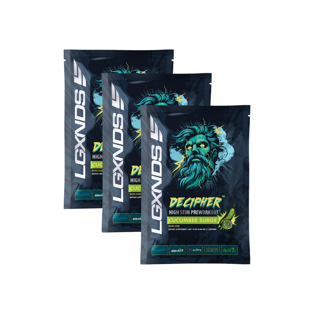 Decipher Pre-Workout 3 Pack Sample Bundle