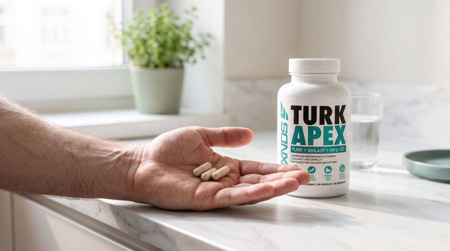 Three capsules, once a day