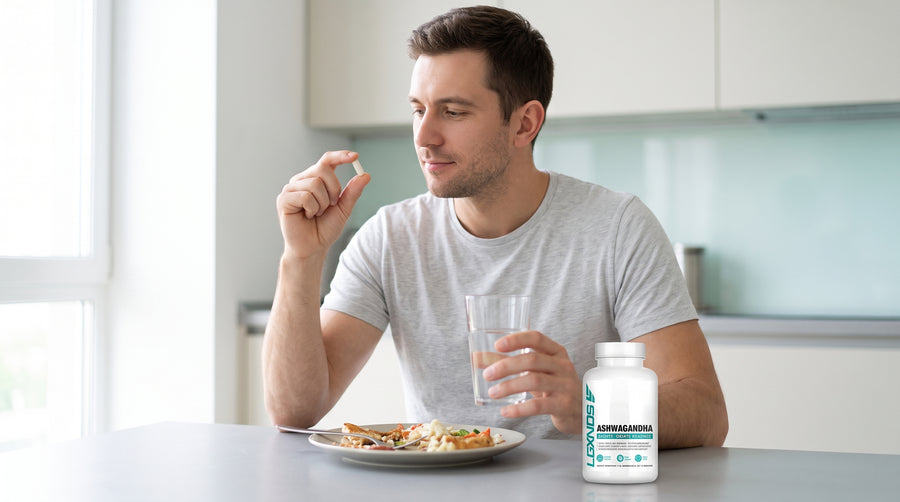 One capsule, with a meal