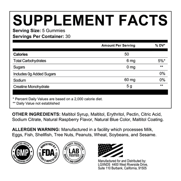 Creatine Monohydrate Gummies
