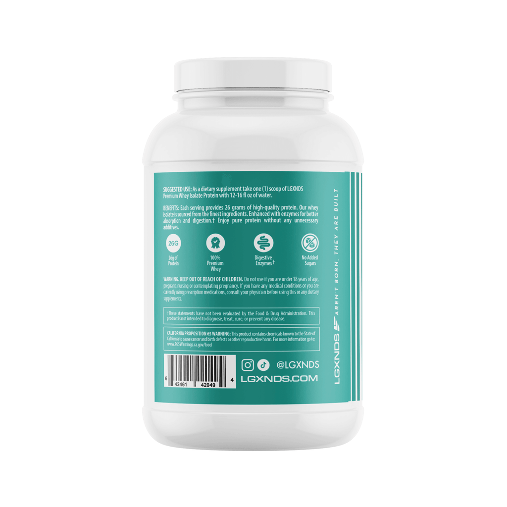 Premium Whey Isolate Protein - Premium Whey Isolate Protein - Chocolate - LGXNDS