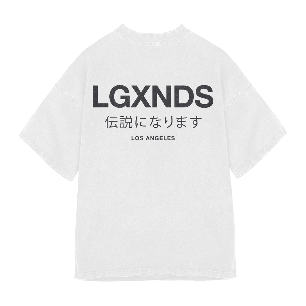 Be Lgxndary LA Oversized Tee - Be Lgxndary LA Oversized Tee - White / Small - LGXNDS