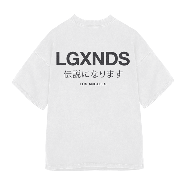 Be Lgxndary LA Oversized Tee - Be Lgxndary LA Oversized Tee - White / Small - LGXNDS