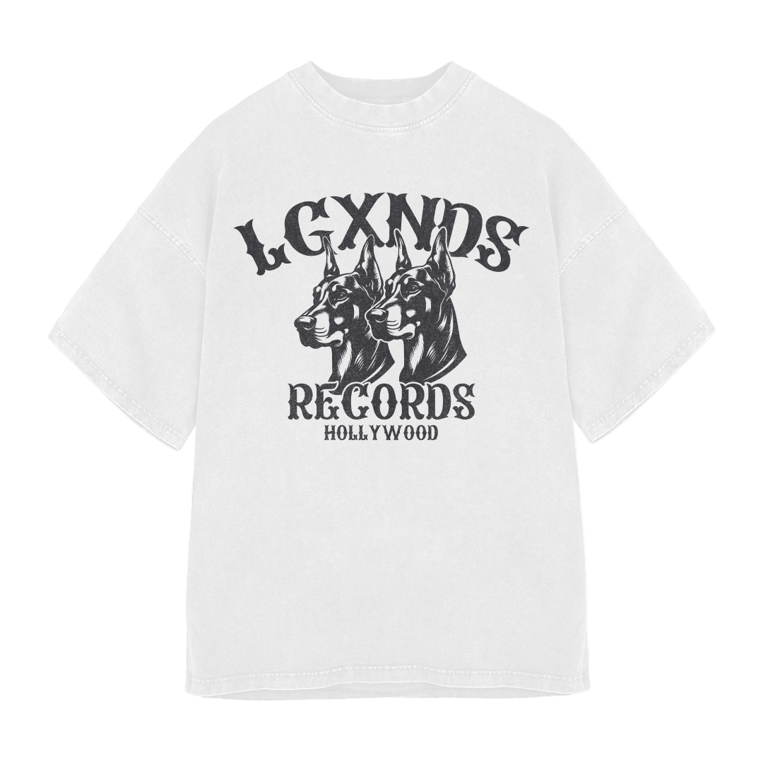 Hollywood Records Oversized Tee - Hollywood Records Oversized Tee - Small - LGXNDS