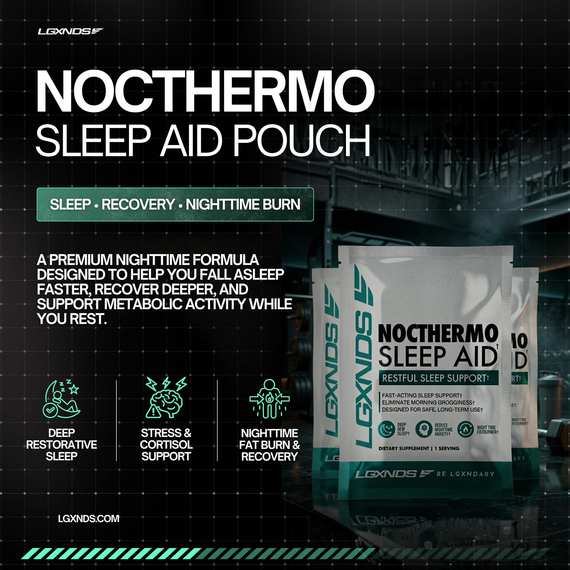 NocThermo Nighttime Recovery Sample 3 Pack Bundle