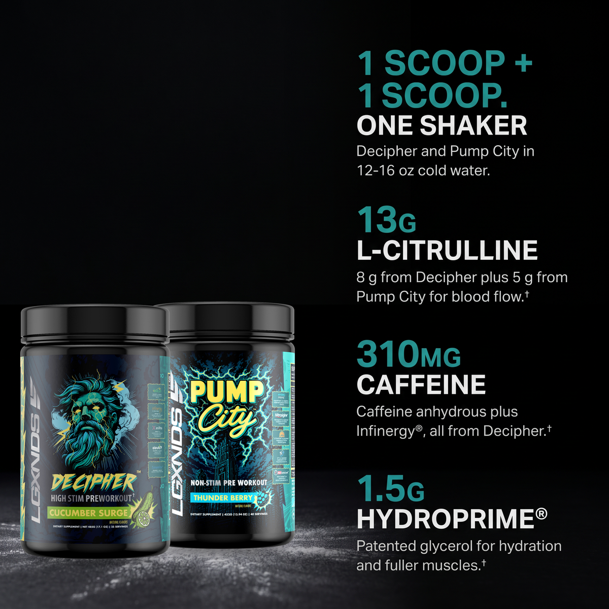 Pump City™ + Decipher™ Bundle