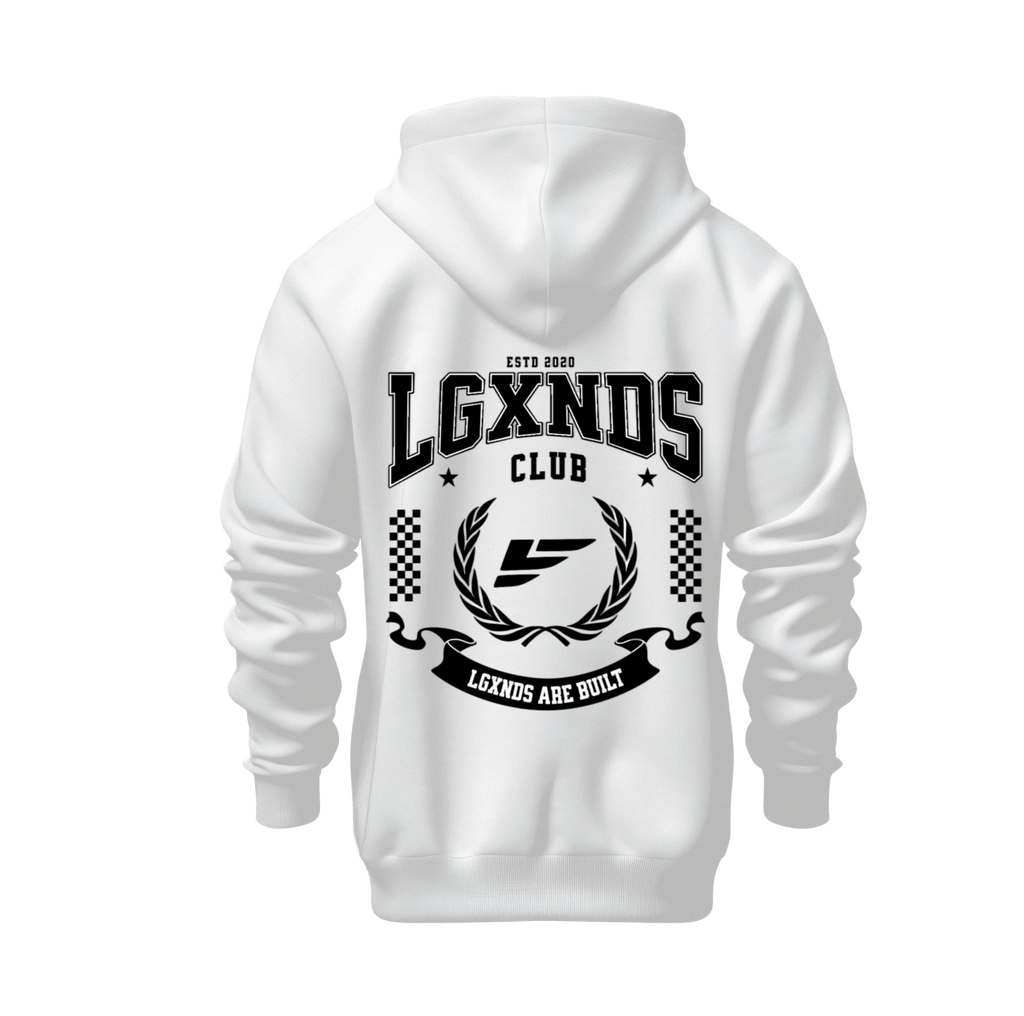 Racing Club Hoodie - Racing Club Hoodie - White / S - LGXNDS
