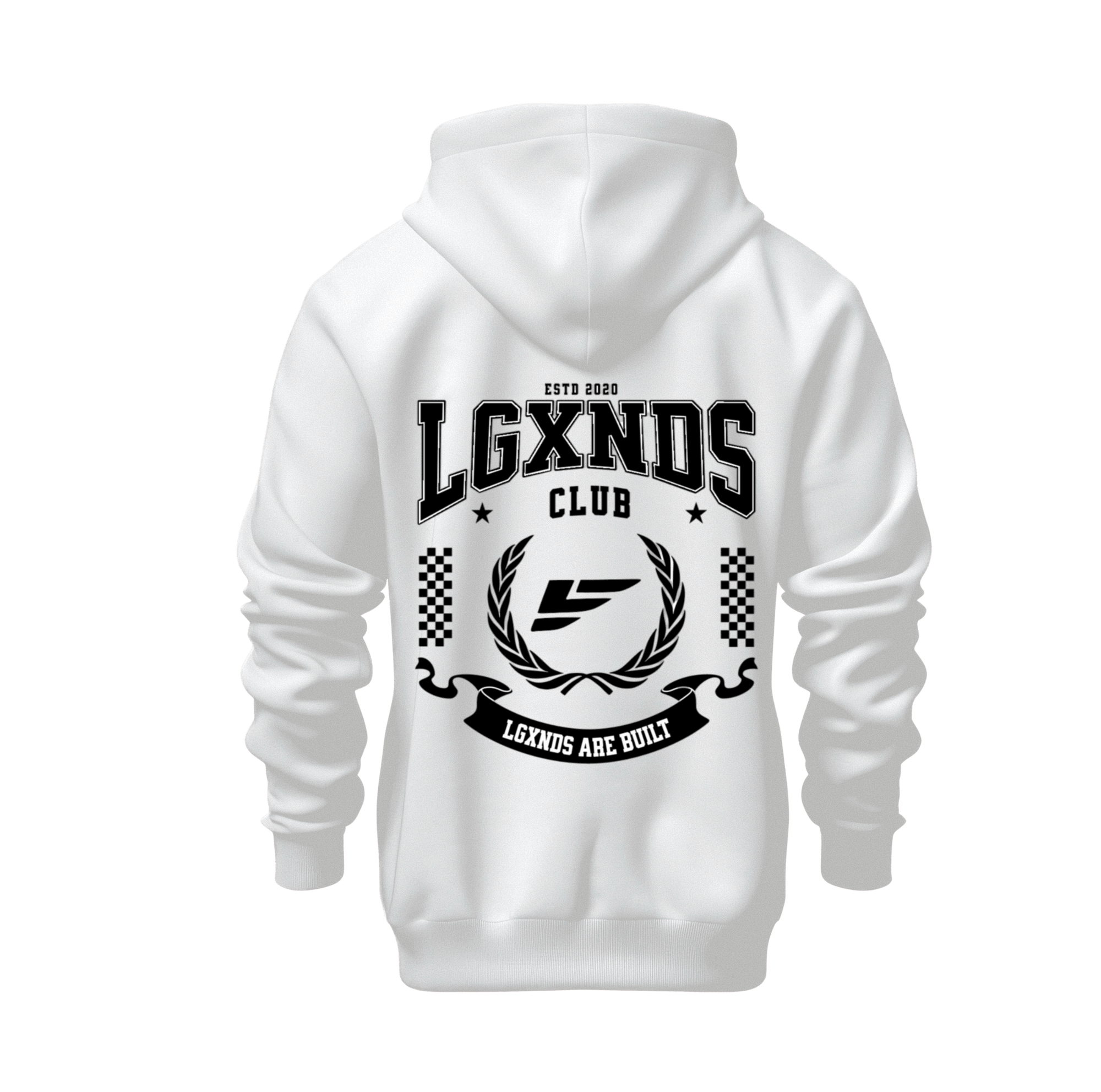 Racing Club Hoodie - Racing Club Hoodie - White / S - LGXNDS