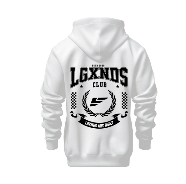 Racing Club Hoodie - Racing Club Hoodie - White / S - LGXNDS