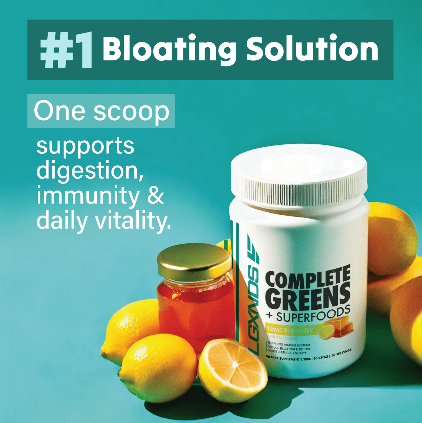 Complete Greens - Complete Greens - Lemon Honey - LGXNDS