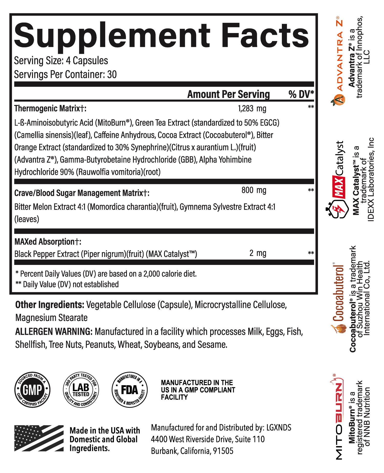 Caloric Burn X - Caloric Burn X - Default Title - LGXNDS