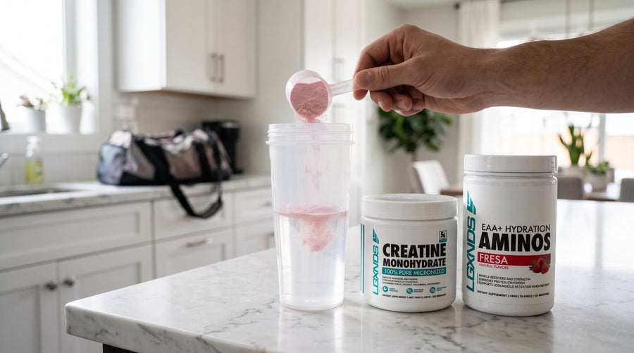 Both scoops, one shaker
