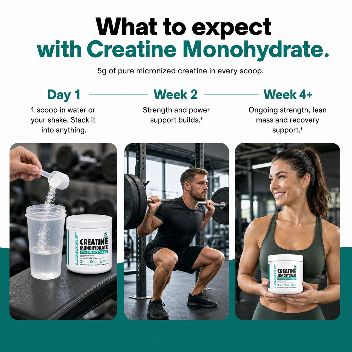 Creatine Monohydrate - 60 Servings