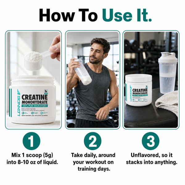 Creatine Monohydrate - 30 Servings