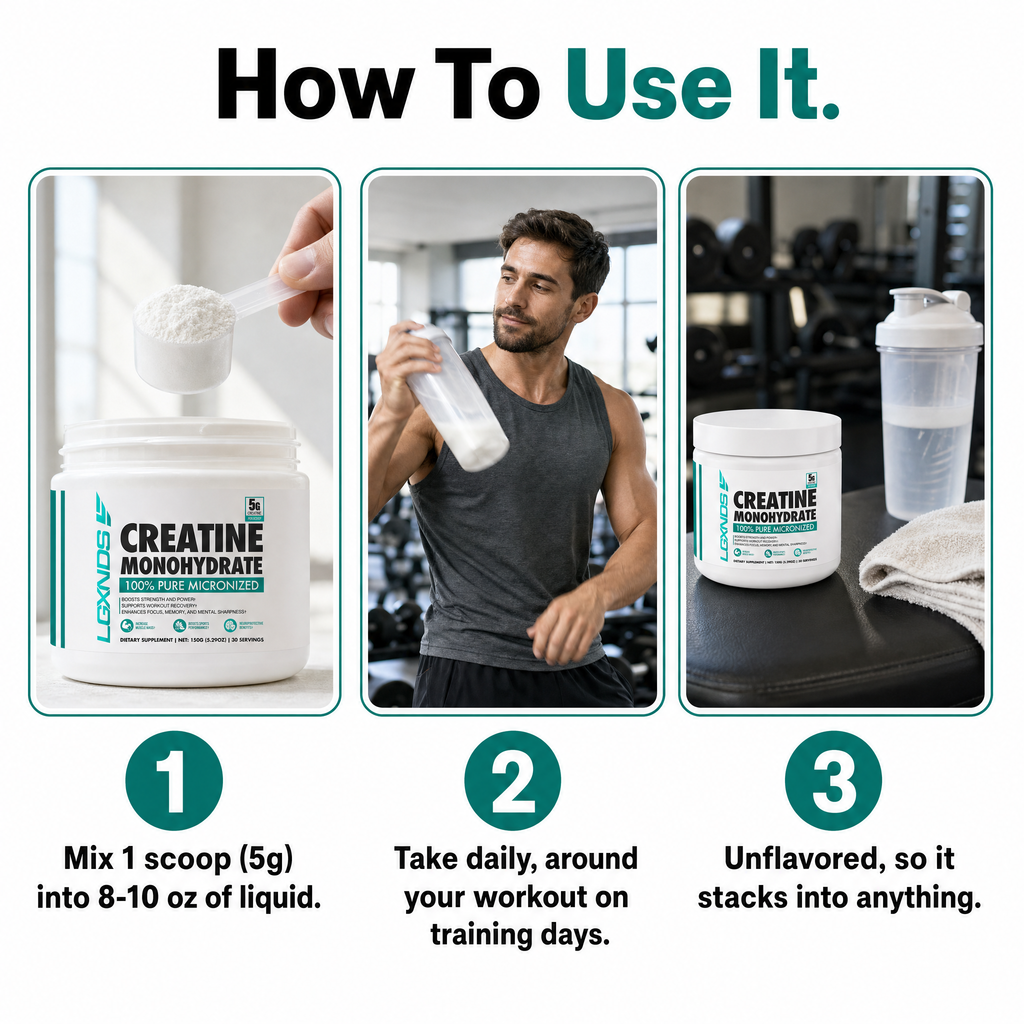 Creatine Monohydrate - 60 Servings