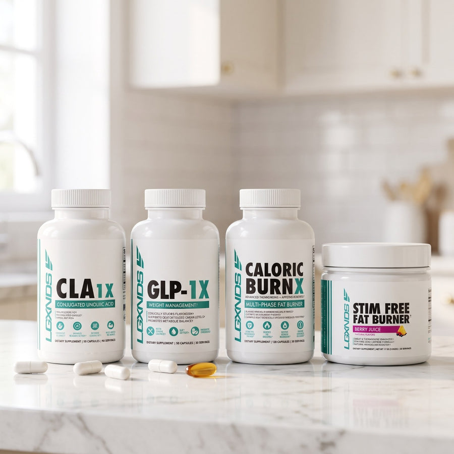 Nine trademarked ingredients. Four labels.